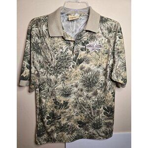 Dallas Cowboys Outdoors Desert Brush Print Polo Sz Medium Unisex